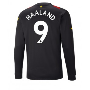 Manchester City Erling Haaland #9 Bortatröja 2022-23 Långärmad